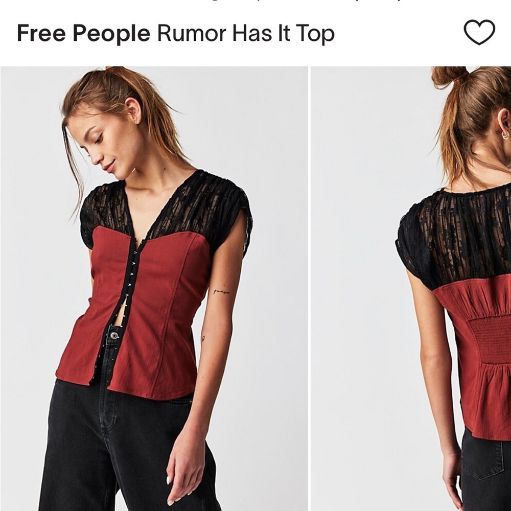Free People Rumor Has It BURNT HENNA Size XS‎